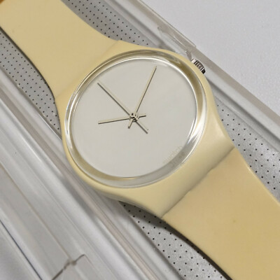 Swatch Uhr GW107 White Out - 1987 - neu in Box - MIB