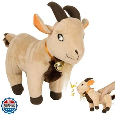 Screaming Goat Toy – 11” Plush Desk Toy Makes Hilarious Screaming Sound - Fun