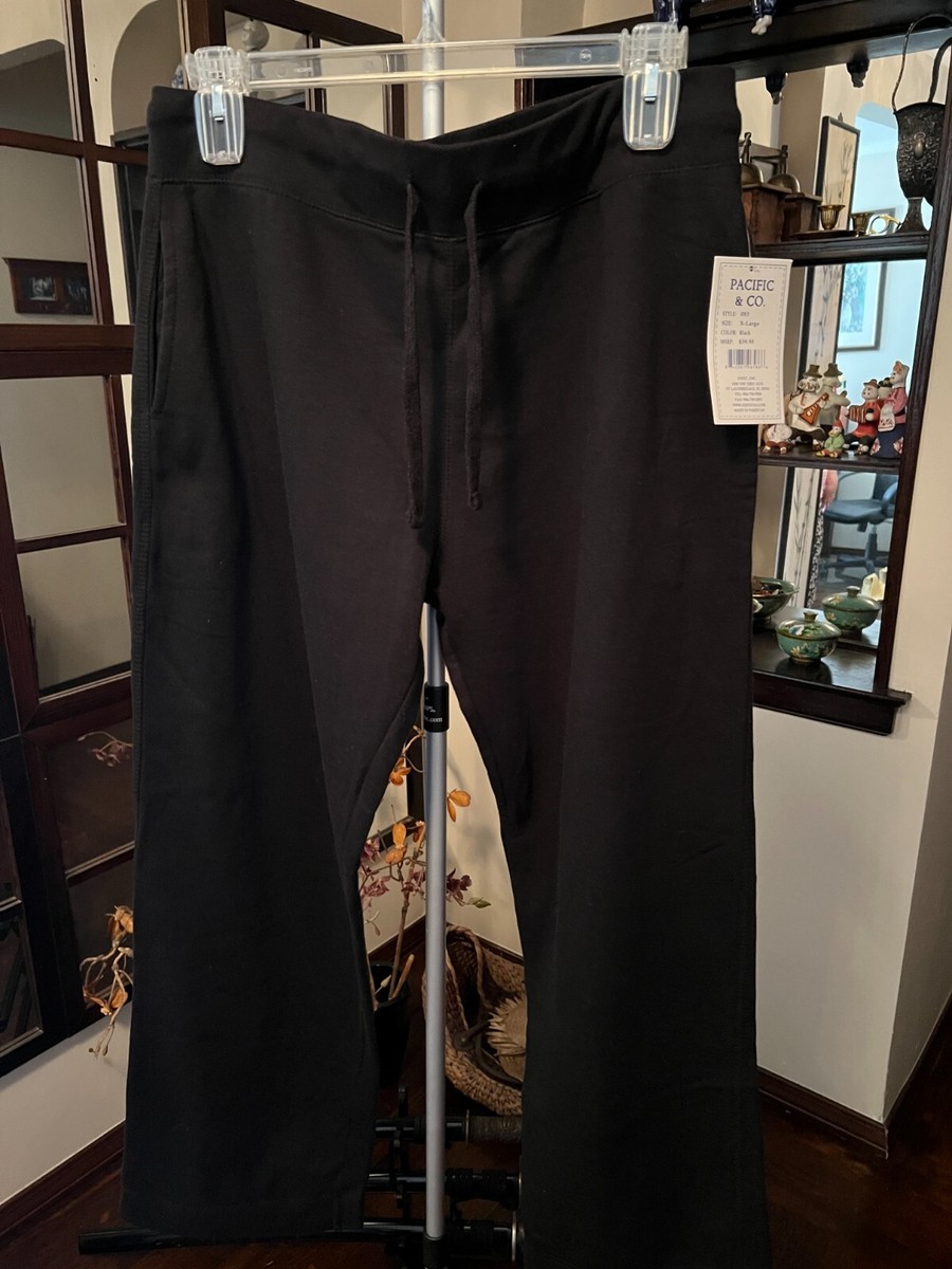 Pacific and Co Sweatpants Men's Size XL Black Jogger Casual Lounge Comfort