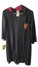 Harry Potter Gryffindor Kid's Cloak Robe Costume One Size Wine Lining 35 Inch
