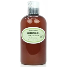 Premium Ostrich Oil Pure Organic Skin Care Health Hair Care Omega Fatty Acids