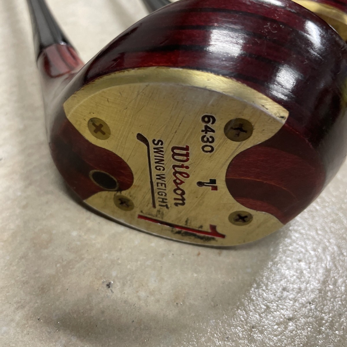 注意　コタさん　専用　U110 Senior Wood Stock Type Vintage WILSON Strata-Bloc Clima-Gard Woods 1,3,4 Sam Snead Champ