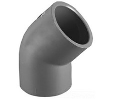 CHARLOTTE PIPE PVC 08309 1200 3/4 in. Slip Schedule 80 PVC 45-Degree Elbow