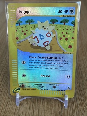 Pokémon TCG - Togepi 114/147 Aquapolis Set - Reverse Holo - 2002