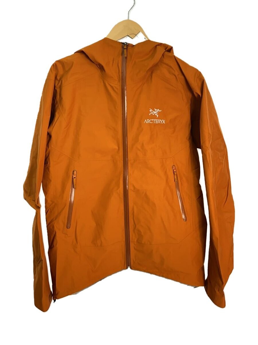 Giacca a vento Arc'teryx nylon S arancione leggera outdoor #EG CZA