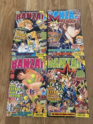 4x BANZAI! Manga Comic Hefte Set   2003 & 2005   