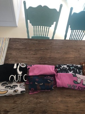 Women's Lazy One Legging PJ Pant lot of 3 Sets Lounge Pajama Large Large L Used