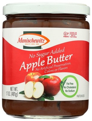 Apple Butter No Sugar Added Manischewitz 17 Oz