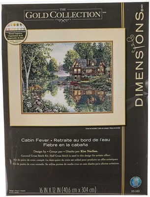 Dimensions Cabin Fever - Gold Collection Counted Cross Stitch Kit - K35183