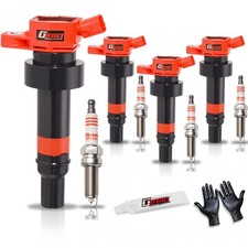 Set of 4 Upgraded UF652 Ignition Coil Pack and Iridium Spark Plug