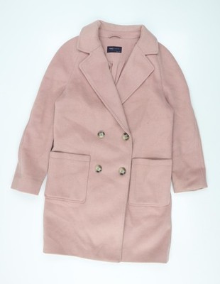 Marks and Spencer Damen Rosa Mantel Mantel Größe 8 Knöpfe