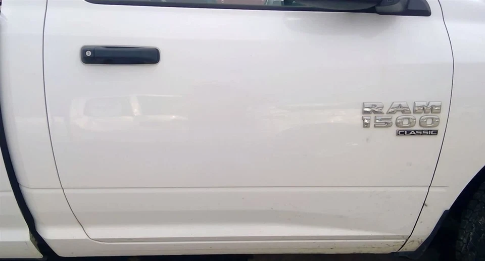 Single Cab Passenger Front Door Panel Assembly Pw7 White 5-Lug Ram 1500 09-18 - Image 3 of 4