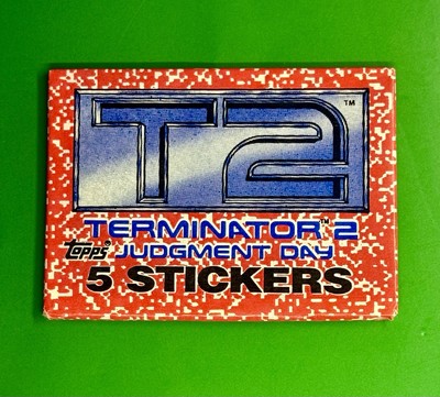 1991 Topps - T2: TERMINATOR 2 - Judgment Day Stickers - UNOPENED WAX PACK