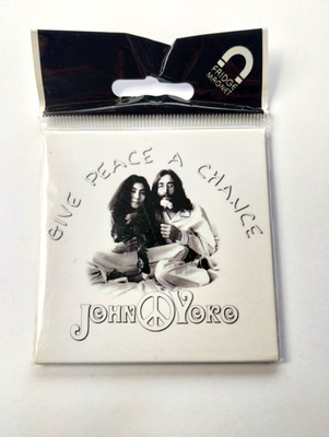 John Lennon Yoko Ono Give Peace a Chance Fridge Magnet Rockoff Official Licensed