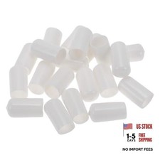 Wheel Lug Nut Bolt Rims Tire Nut Screws Dust Cap Cover Nut 21mm White