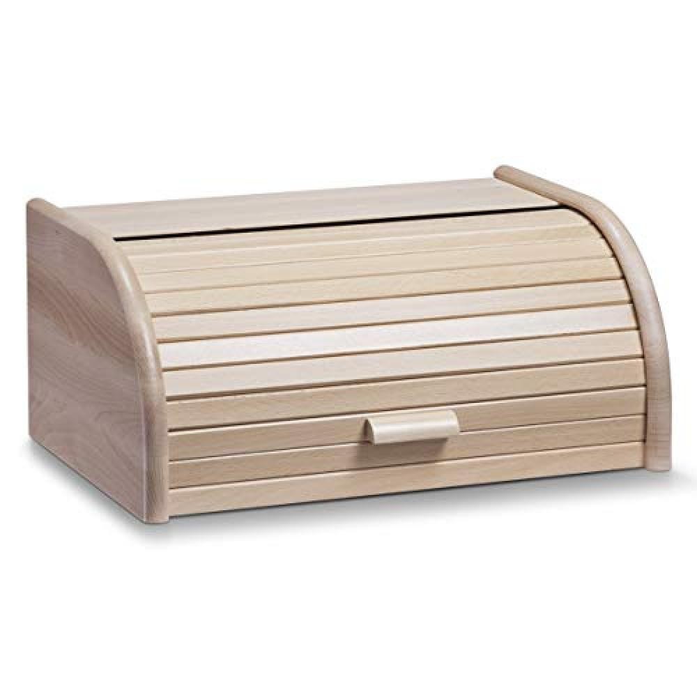 Contenitore Pane Zeller 20463 Faggio Massiccio 40x28x18cm Professionale