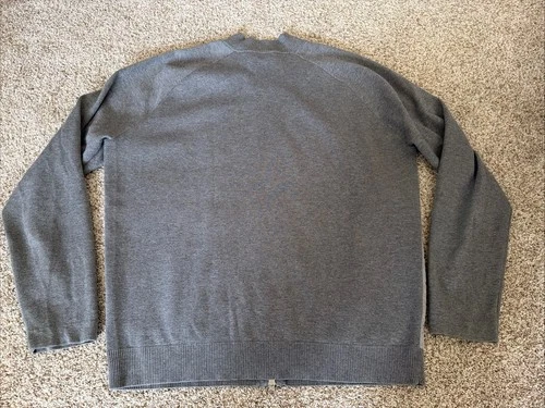 Peter Millar Crown Comfort Hybrid Full Zip Quilted Knit Jacket Gray XL image 2