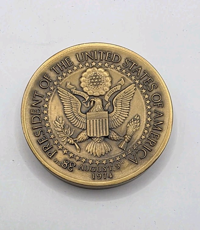 1974 US President Gerald R. Ford 63mm Bronze Medal.Rare Type. | eBay