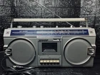1980’s Sharp GF-5454 AM/FM/SW 1/2 Radio Cassette Boombox w/Aux