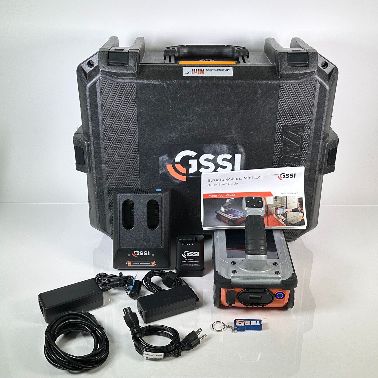 GSSI StructureScan Mini LXT GPR Concrete Scanner Radar Inspection Kit w/ Case "c