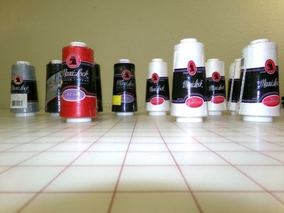 Mixed Lot of 11 Maxi Lock Serger Thread Polyester  Mixed Colors. SEE Description