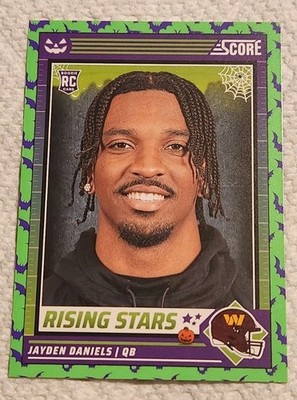 JAYDEN DANIELS Rookie 2024 Panini Score-A-Treat BATS Card #26  RC Rising Star QB