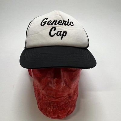 Vintage Generic Cap Trucker Hat Mens Black One Size