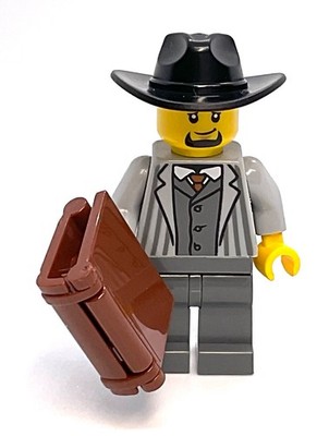 Lego Wild West Cowboy Preacher Minifigure - Western - Minister - Chaplain