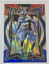 Tariq Woolen RED & BLUE SHOCK PRIZM - Seahawks - 2024 Select Football - READ