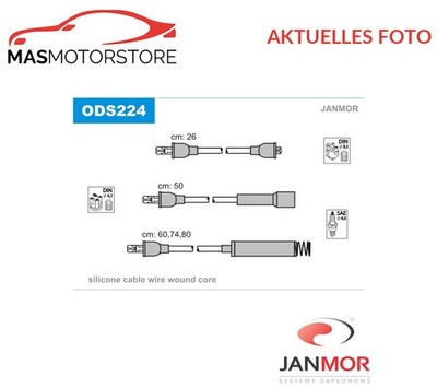 ZÜNDLEITUNGSSATZ ZÜNDKABEL JANMOR ODS224 P NEU OE QUALITÄT
