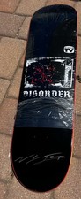 Nyjah Huston Signed Disorder Skateboard Deck With Proof