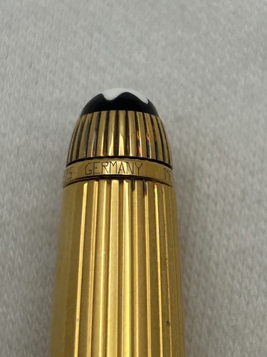 Montblanc Solitaire Vermeil 144 Füllfederhalter 18K M Feder - sehr guter Zustand - Bild 11 von 21