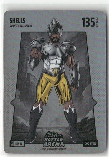 2026 Bo Jackson Battle Arena #SBF-50 Donnie Shell SHELLS Silver Battlefoil