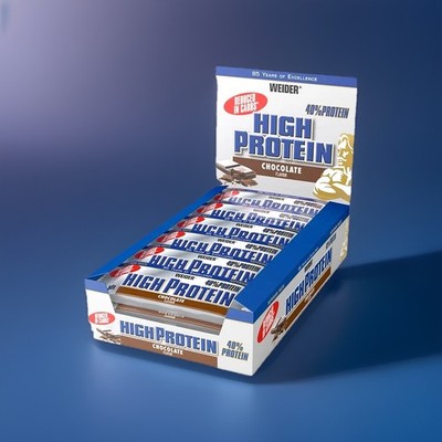 (37,08 /kg) Weider 40% High Protein Bar 24x 50g Eiweiß Riegel