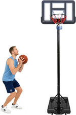 Basketball Hoop Outdoor 10Ft Adjustable, Portable Basketball Hoop Goal System in