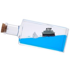 Unsinkable Titanic Simulator Toy - Wavey Boat Liquid Wave Cruise Ship Ornament,