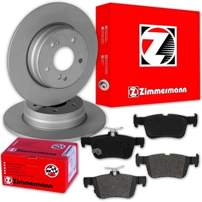 Zimmermann BREMSSCHEIBEN 302mm + BELÄGE HINTEN passend für FORD FOCUS 4 IV
