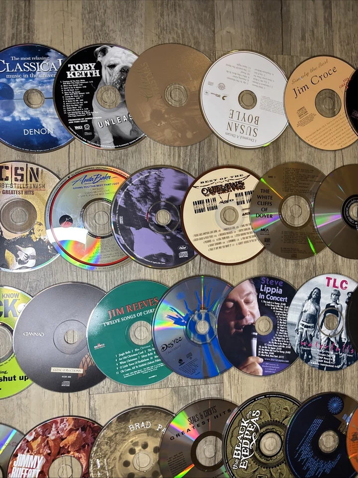 HUGE Lot 200 CDs Loose Popular Artists Rock Rap Soul Classical  Pop 70s- 00s #1 Foto 4 de 4