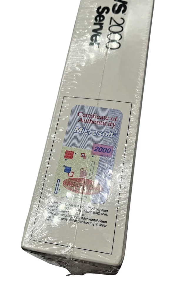 RARITÄT Microsoft Windows 2000 Server inkl. 25 CAL Deutsch  NEU Sealed Big Box - Bild 3 von 3