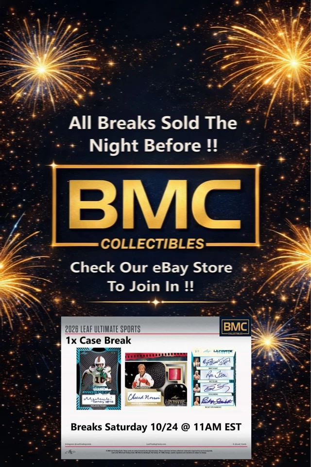 BMC Collectibles Pre-Sold Breaks 10/24