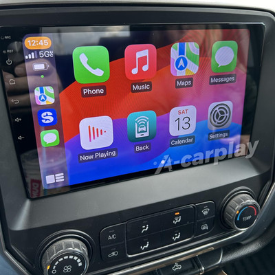 For 2014-2018 Chevrolet Silverado GMC Sierra Apple Carplay Car Radio Stereo GPS