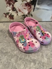 Crocs Classic Pink Floral Gitl s Clog Size 1