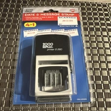 New Cosco 2000 Plus Printer S 260 Date & Message Stamp, 011098 (4 in 1) NEW