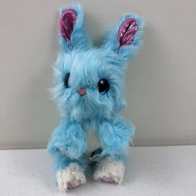 Moose Little Live Scruf A Luvs Pets Blue Bunny Rabbit Plush Soft Toy 9  Furry
