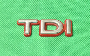 VW TDI Car Badge / Emblem – Requires New Adhesive to Rear
