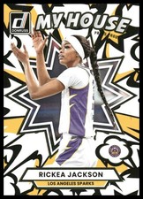 Rickea Jackson 2025 Donruss WNBA #13 My House Los Angeles Sparks