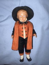 Vintage West Germany Moll's Trachten-Puppen Celluloid Doll 1950's