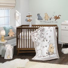 Lambs  Ivy Disney Baby Storytime Pooh 3-Piece Nursery Crib Bedding Set