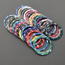 38mm 31.5mm Aluminium Flat Watch Bezel Insert SKX00 SRPD for NH36/35 Movement