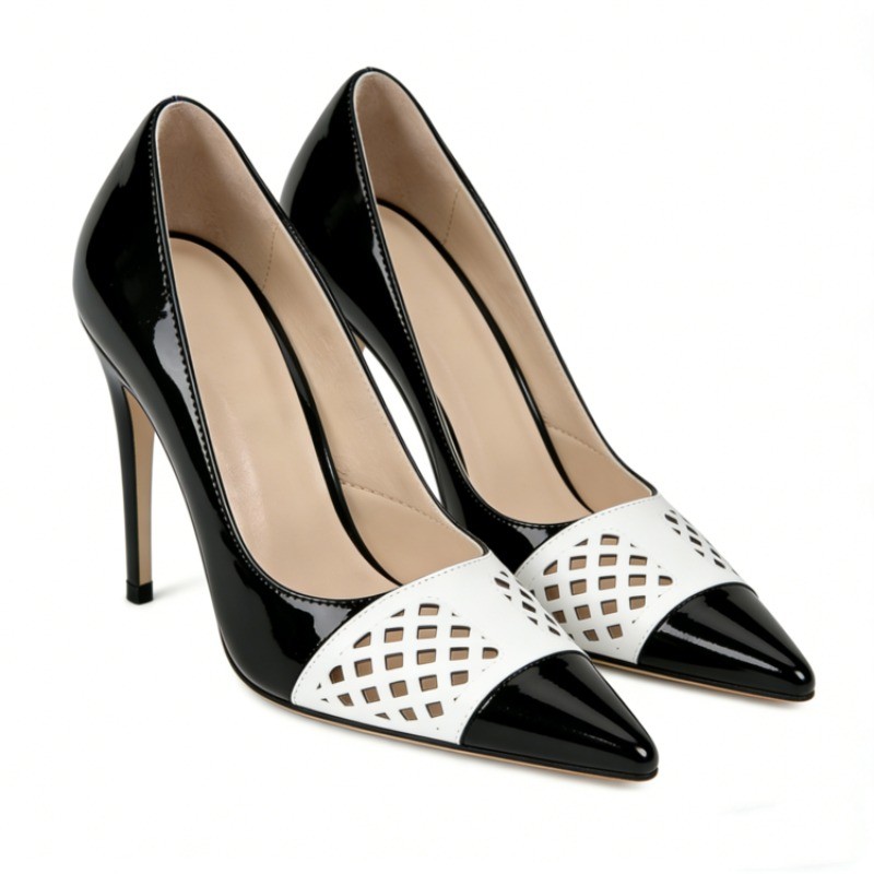 2026 New Women's Pointed Toe Stiletto High Heel Hollow High Heels Party Shoes Sz